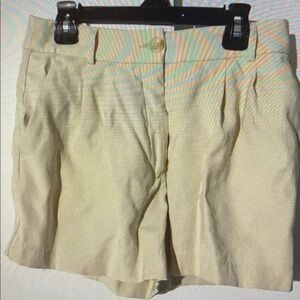 Women’s Athletic Shorts — Cream Lightweight Performance